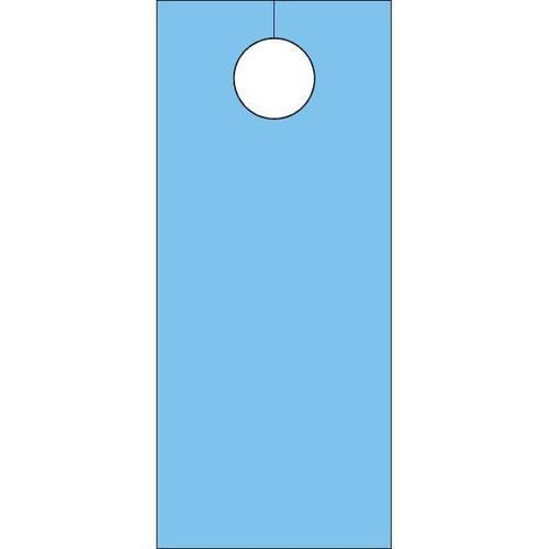 Blank Door Knob Cards Blue Package Of 100