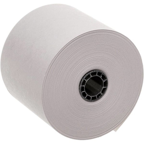 Business Source 1-Ply Adding Machine Paper Roll 2.25" X 126 Ft White Package Of 100