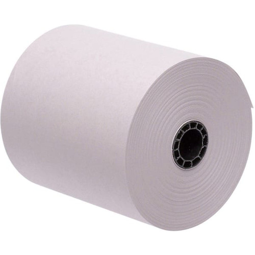 Iconex Premium 1-Ply Bond Paper Roll 3" X 150ft White Package Of 50