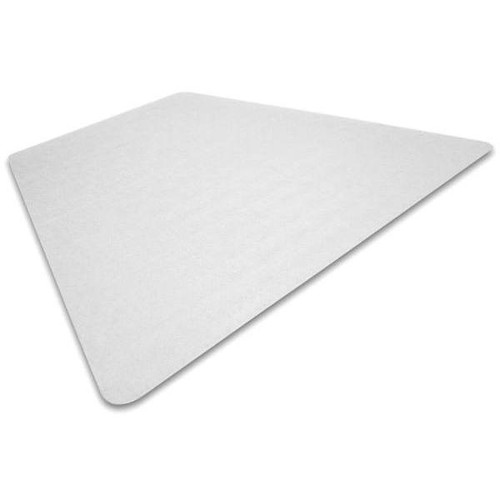 Ultimat Polycarbonate Corner Workstation Chair Mat For Carpets Up To 1/2- 48x60