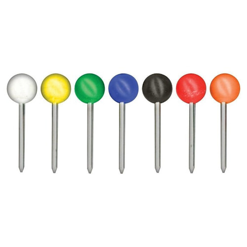 Gem Office Products Round Head Map Tacks Package Of 50