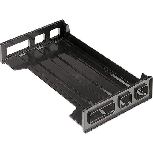 Officemate Stackable Side-Loading Document Tray 16.25"X 9"X 2.80" Plastic Black