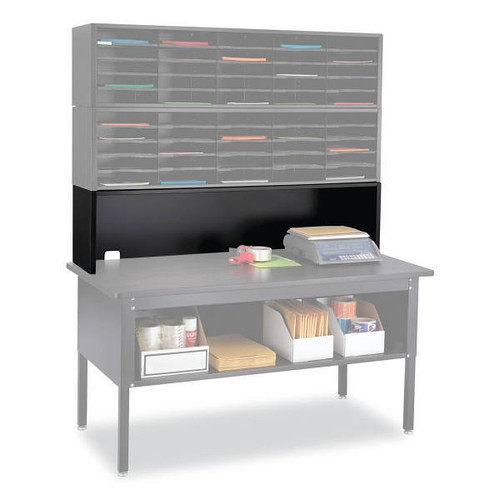 Safco E-Z Sort Riser, 57.5"W X 13"D X 14"H, Black