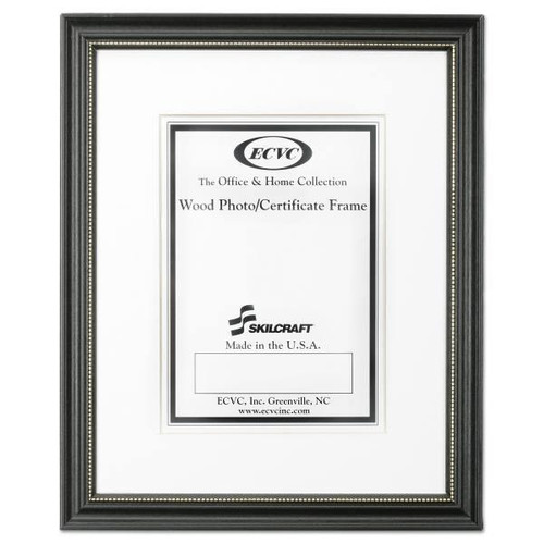Skilcraft Black Frames, Certificate/Photo, 10 X 14, Case Of 6