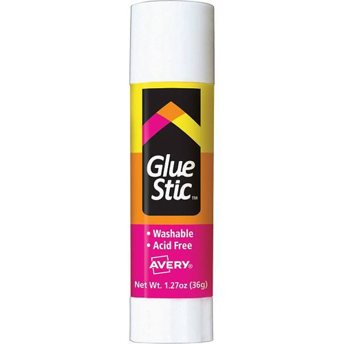 Avery Washable Glue Stic 1.27 Oz