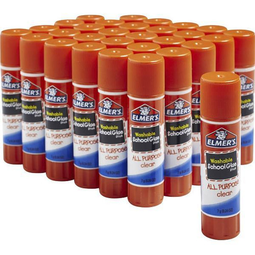 Elmers All-Purpose School Glue Sticks 0.24 Oz Package Of 30