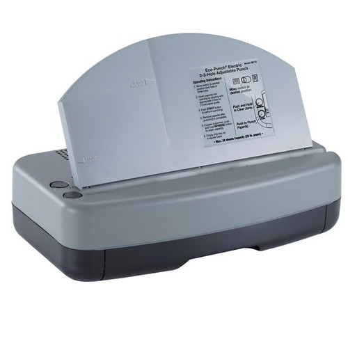 Officemate 30-Sheet Electric 2-3 Hole Adjustable Eco-Punch