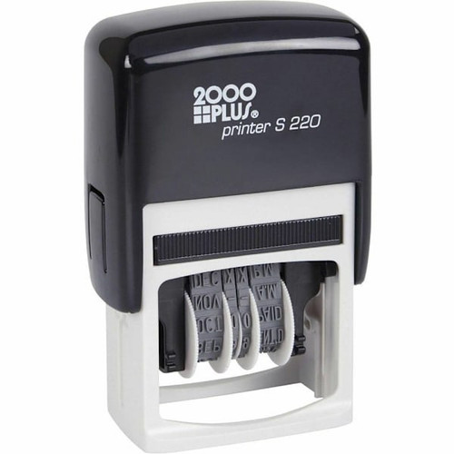 Cosco 2000 Plus Self-Inking Dater Stamp 5/32" Character Height Black Ink