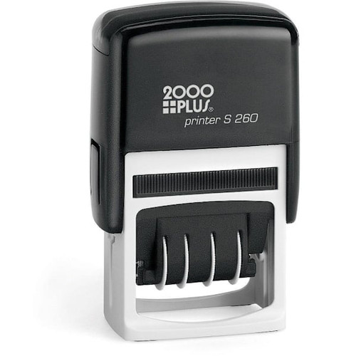 Cosco 2000 Plus Self-Inking Dater Stamp Two-Color Date Red And Blue Ink