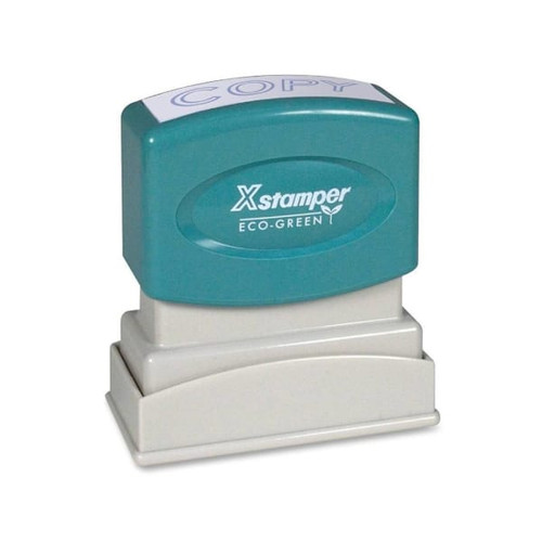 Xstamper "Copy" Self-Inking Stamp 0.50" X 1.63" 100000 Impressions Blue