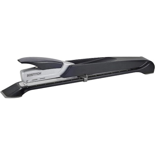 Bostitch Long Reach One-Finger Stapler Black / Silver