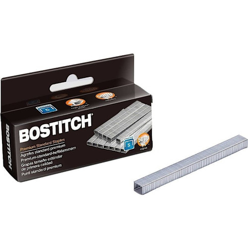 Bostitch Premium Standard Staples 210 Per Strip Silver Package Of 5000