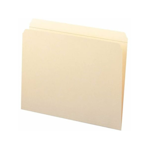 Smead Straight Tab Letter File Folder 8.5" X 11" 0.75" Expansion Package Of 100