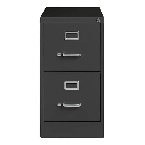 Hirsh 26.5" Deep 2 Drawer Letter Width Vertical File Commercial Grade Charcoal