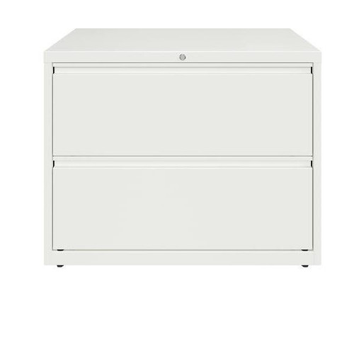 Hirsh Hl10000 Series White 36 " Wide 2-Drawer Lateral File Cabinet