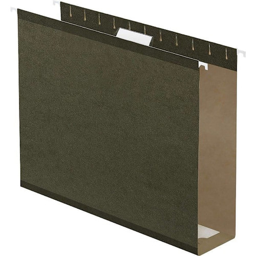 Pendaflex Letter Hanging Folder 3" Folder Capacity 8.5"X11" Green Package Of 25