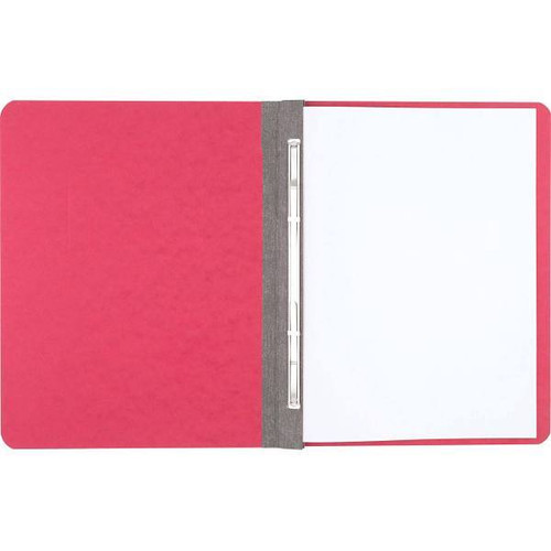 Acco Letter Sized Pressboard Report Cover With Tyvek Hinge 3" Capacity Red