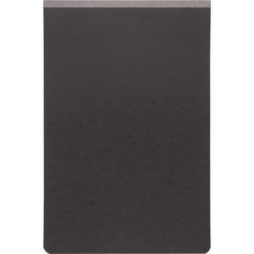 Pressboard Report Cover With Tyvek Reinforced Hinge, Two-Piece Prong Fastener, 3" Capacity, 11 X 17, Black/Black
