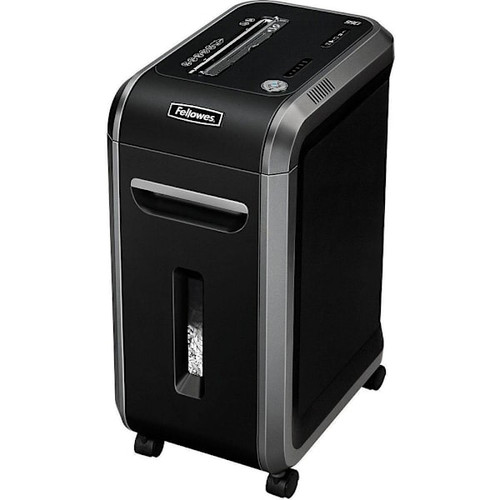 Fellowes Powershred 99ci Cross-Cut Shredder 9 Gallon Wastebin Dark Silver/Black