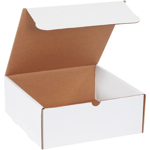Box Partners 10 X 10 X 4" White Literature Mailers Pkg Of 50