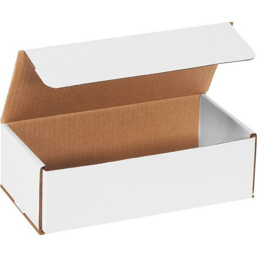 Box Partners 10 X 5 X 3" White Corrugated Mailers Package Of 50