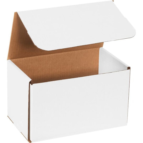 Box Partners 10 X 6 X 5" White Corrugated Mailers Pkg Of 50