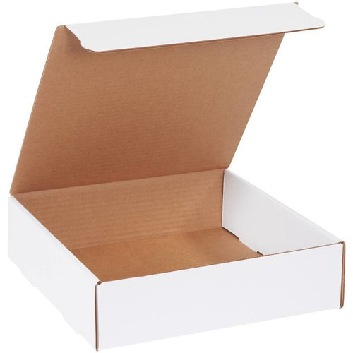 Box Partners 11 1/2 X 11 1/2 X 3 3/4" White Literature Mailers Pkg Of 50