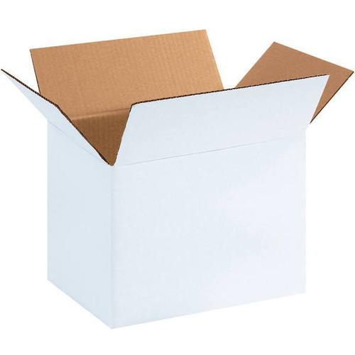 Box Partners 11 1/4 X 8 3/4 X 8" White Corrugated Boxes Package Of 25