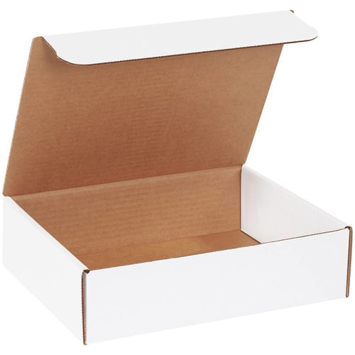 Box Partners 11 1/8 X 8 3/4 X 3" White Literature Mailers Package Of 50
