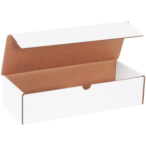 Box Partners 12 1/2 X 5 X 3" White Literature Mailers Pkg Of 50