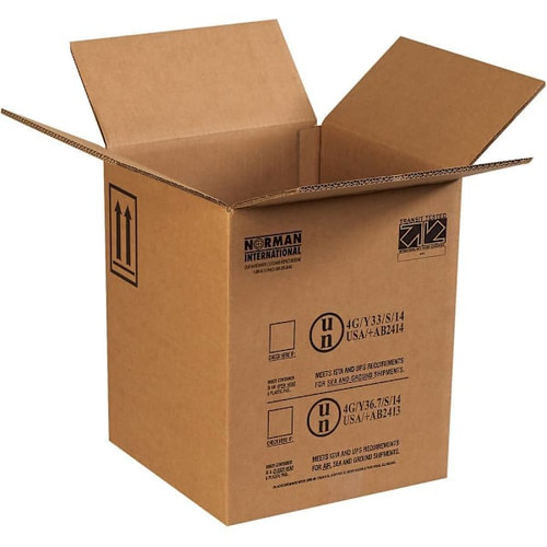Box Partners 12 1/2x12 1/2x15 1/8" 1-5 Gal Plastic Pail Haz Mat Bx Package Of 10