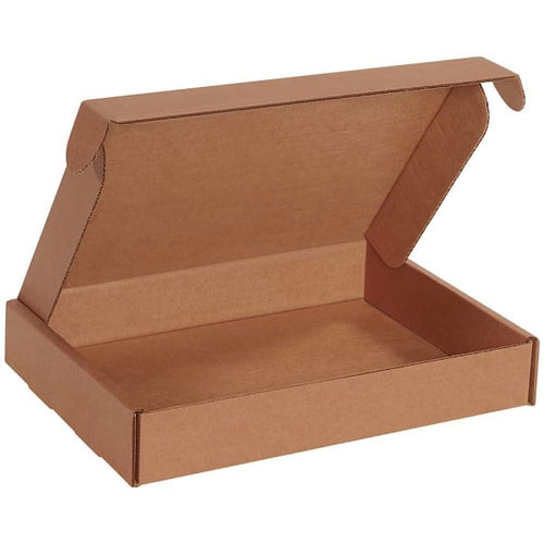 Box Partners 12 1/8 X 9 1/4 X 2" Kraft Deluxe Literature Mailer Package Of 50