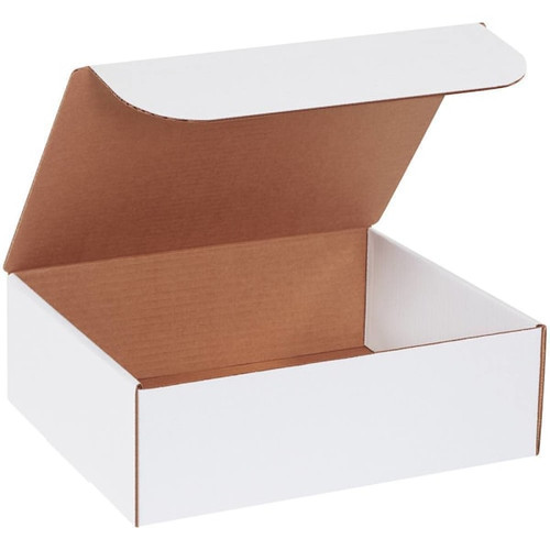 Box Partners 12 X 10 X 4" White Literature Mailers Pkg Of 50