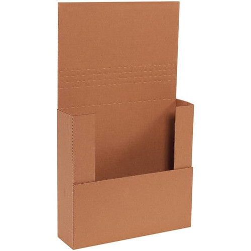 Box Partners 12 X 11 1/2 X 3" Kraft Easy-Fold Mailers Pkg Of 50