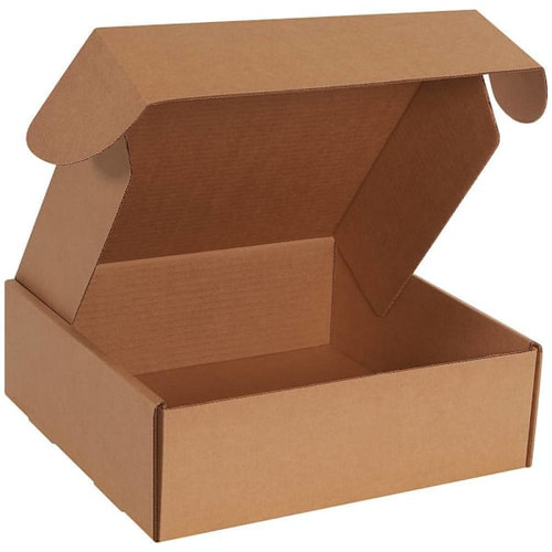 Box Partners 12 X 12 X 4" Kraft Deluxe Literature Mailers Package Of 50