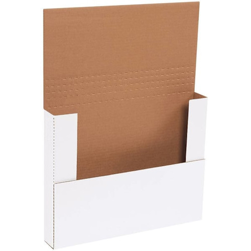 Box Partners 14 1/4 X 11 1/4 X 2" White Easy-Fold Mailers Pkg Of 50