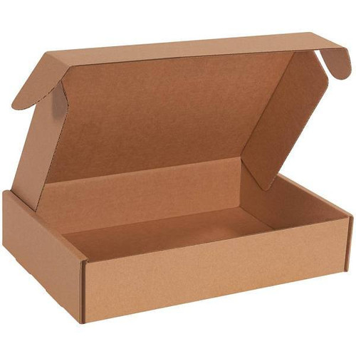 Box Partners 14 X 10 X 3" Kraft Deluxe Literature Mailer Package Of 50