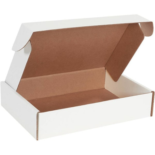 Box Partners 14 X 10 X 3" White Deluxe Literature Mailers Pkg Of 50