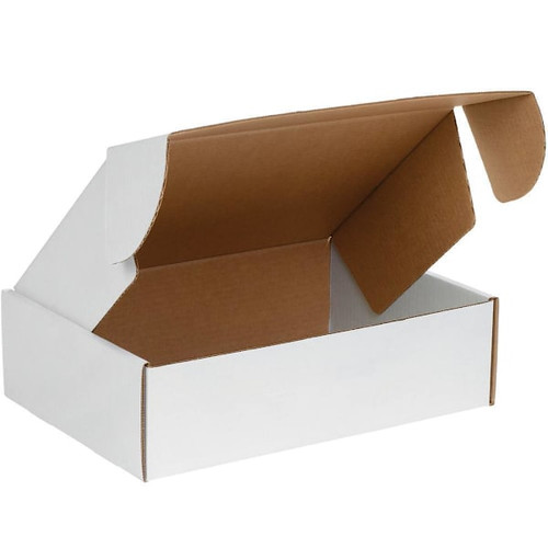 Box Partners 14 X 10 X 4" White Deluxe Literature Mailers Package Of 50
