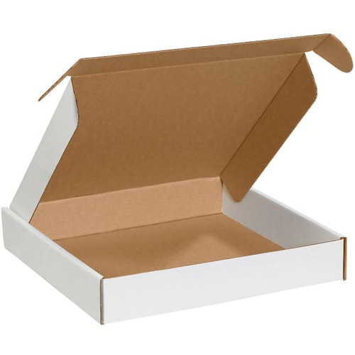 Box Partners 16 X 16 X 2 3/4" White Deluxe Literature Mailers Package Of 50
