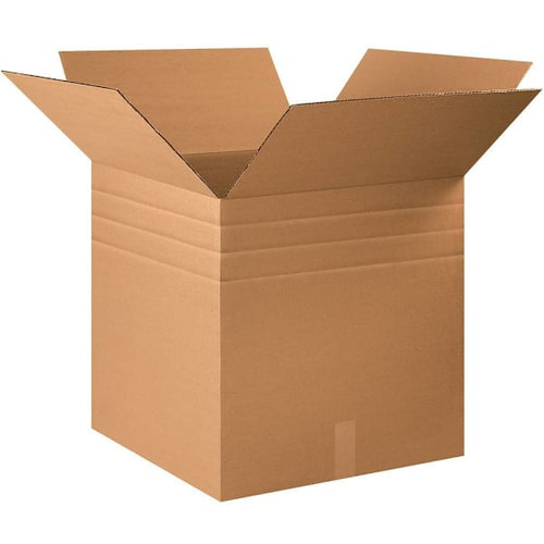 Box Partners 22 X 22 X 22" Multi-Depth Corrugated Boxes Pkg Of 10