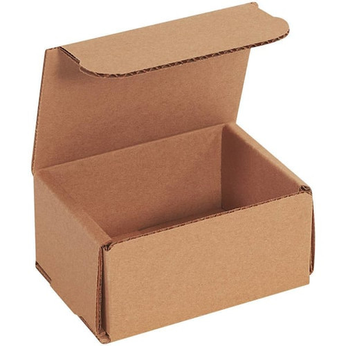 Box Partners 4x3x2" Kraft Corrugated Mailer Package Of 50