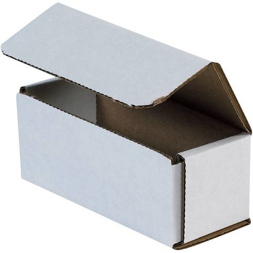 Box Partners 5 X 2 X 2" White Corrugated Mailers Package Of 50