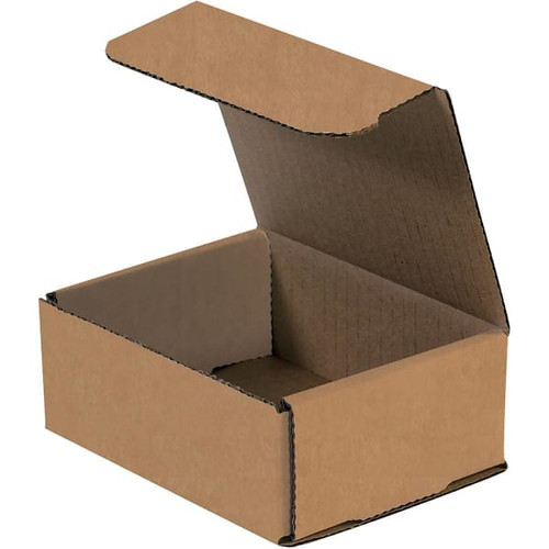Box Partners 5 X 4 X 2" Kraft Corrugated Mailers Pkg Of 50