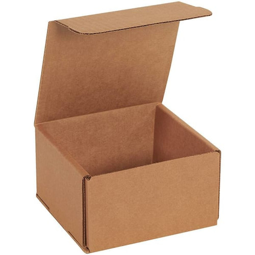 Box Partners 5 X 5 X 3" Kraft Corrugated Mailers Package Of 50