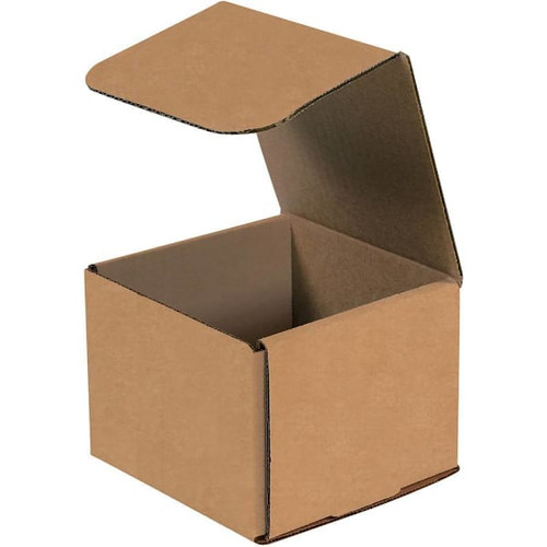 Box Partners 5 X 5 X 4" Kraft Corrugated Mailers Pkg Of 50