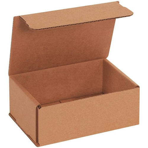 Box Partners 6 1/2x4 1/2x2 1/2" Kraft Corrugated Mailers Package Of 50