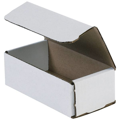 Box Partners 6 X 3 5/8 X 2" White Corrugated Mailers Pkg Of 50