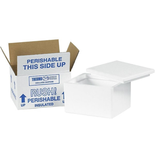 Box Partners 6 X 4 1/2 X 3" Insulated Shipping Kit Cs Of 24