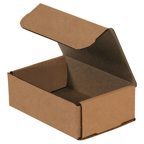 Box Partners 6 X 4 X 2" Kraft Corrugated Mailers Package Of 50